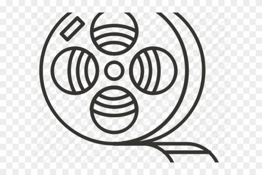 Video Icon Clipart Film Reel - Drawing Of Movies #1633426