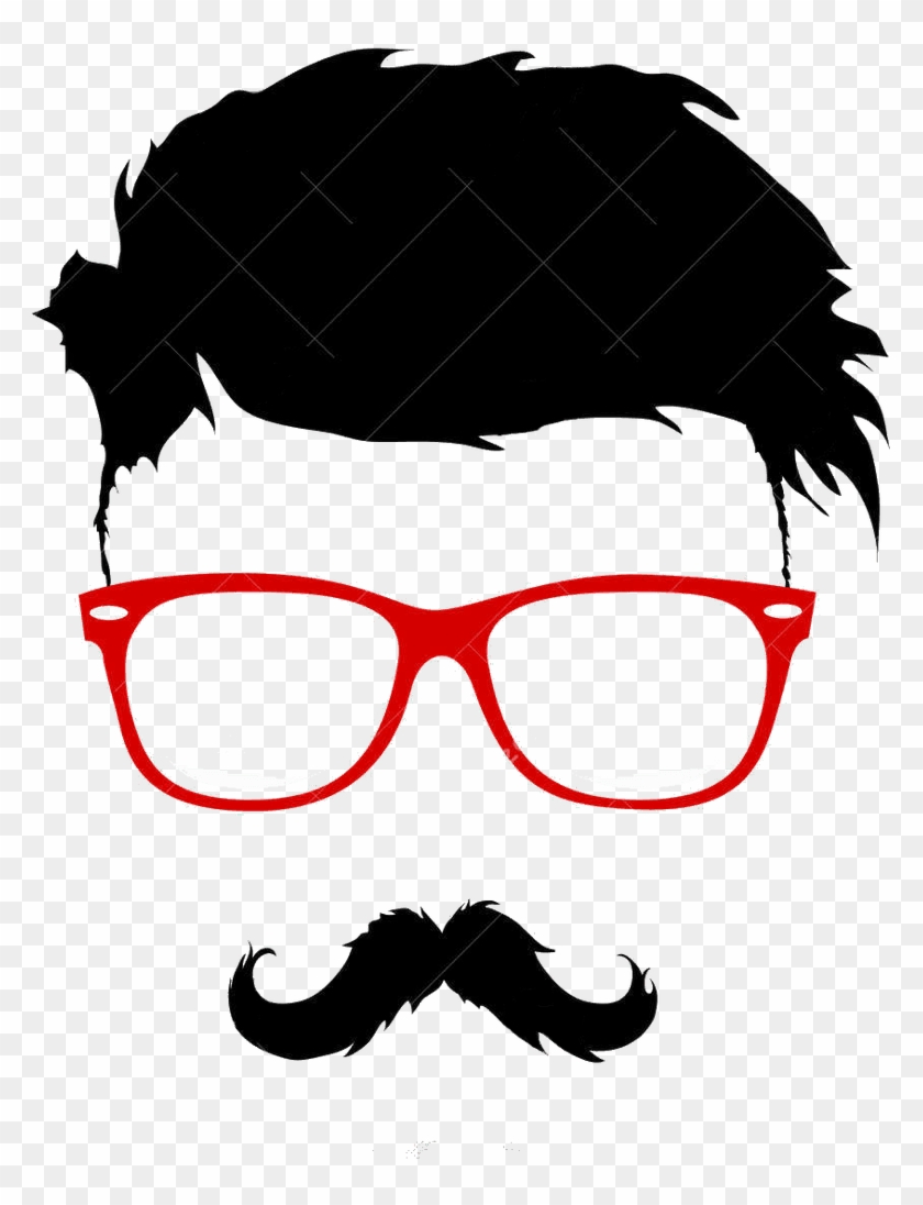 Hairstyle Vector Bun Graphics Moustache Beard Clipart - Hairstyle #1633463