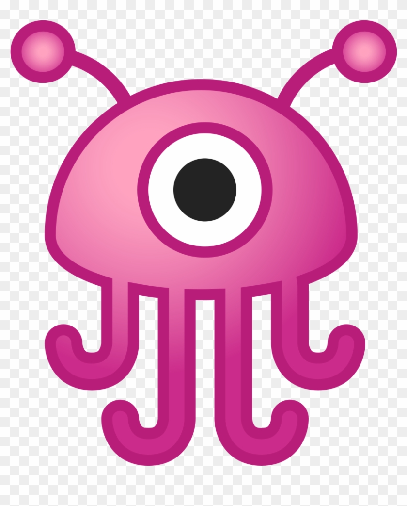 Google - Google Alien Monster Emoji #1633492