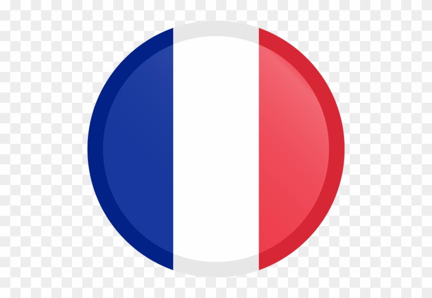 Button Round Small European - Icona Bandiera Francia Png #1633496