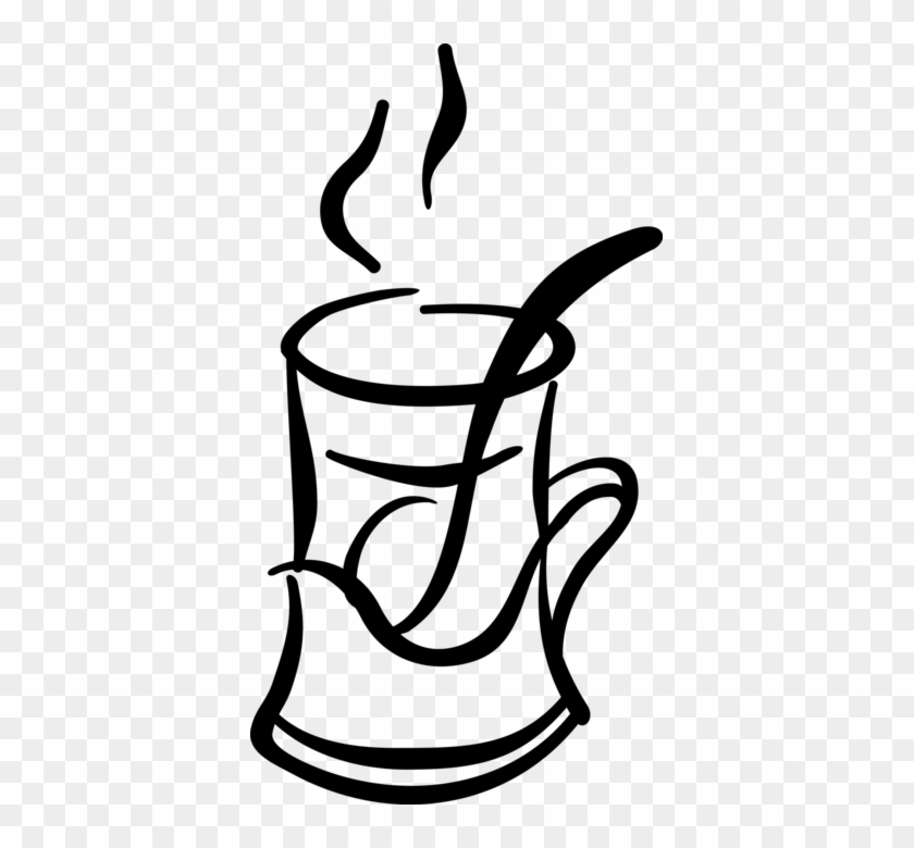 Vector Illustration Of Hot Beverage Cup Of Cocoa - Vector Illustration Of Hot Beverage Cup Of Cocoa #1633596