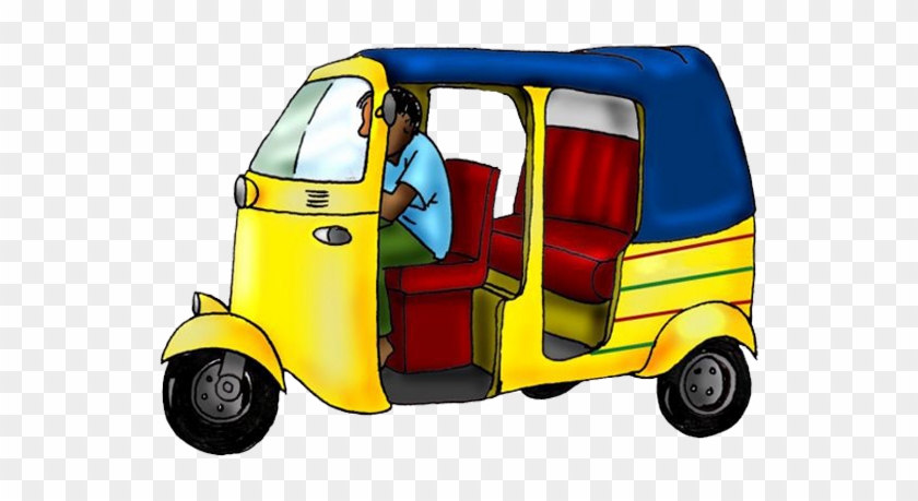 Slide Image Slide Image Auto Rickshaw Cartoon Free Transparent Png Clipart Images Download