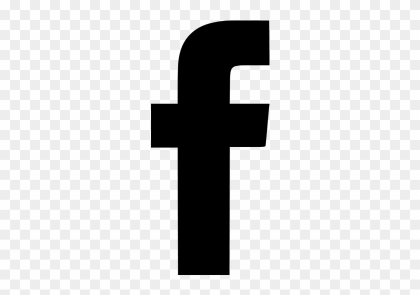 Black Facebook Icon Clipart Suggest - Facebook Icons Black And White #1633693