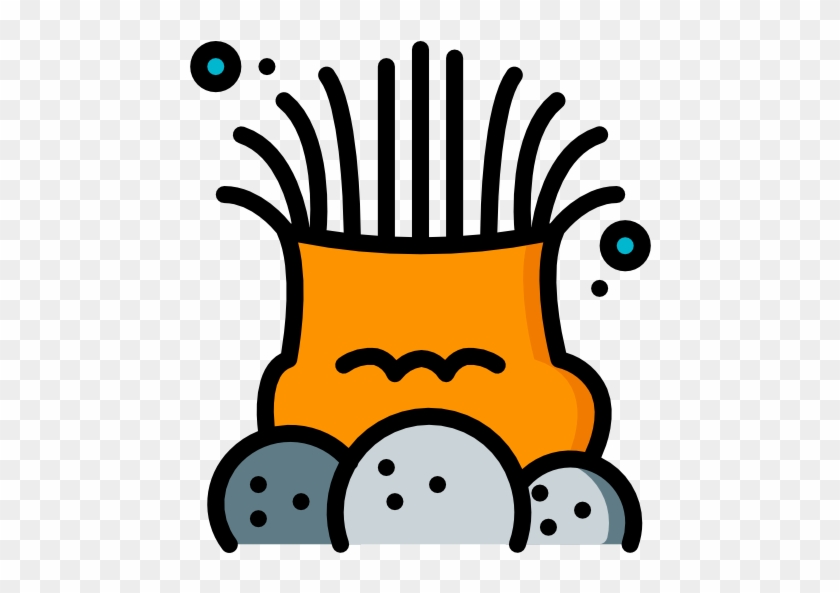 Sea Anemone Free Icon - Sea Anemone Free Icon #1633730