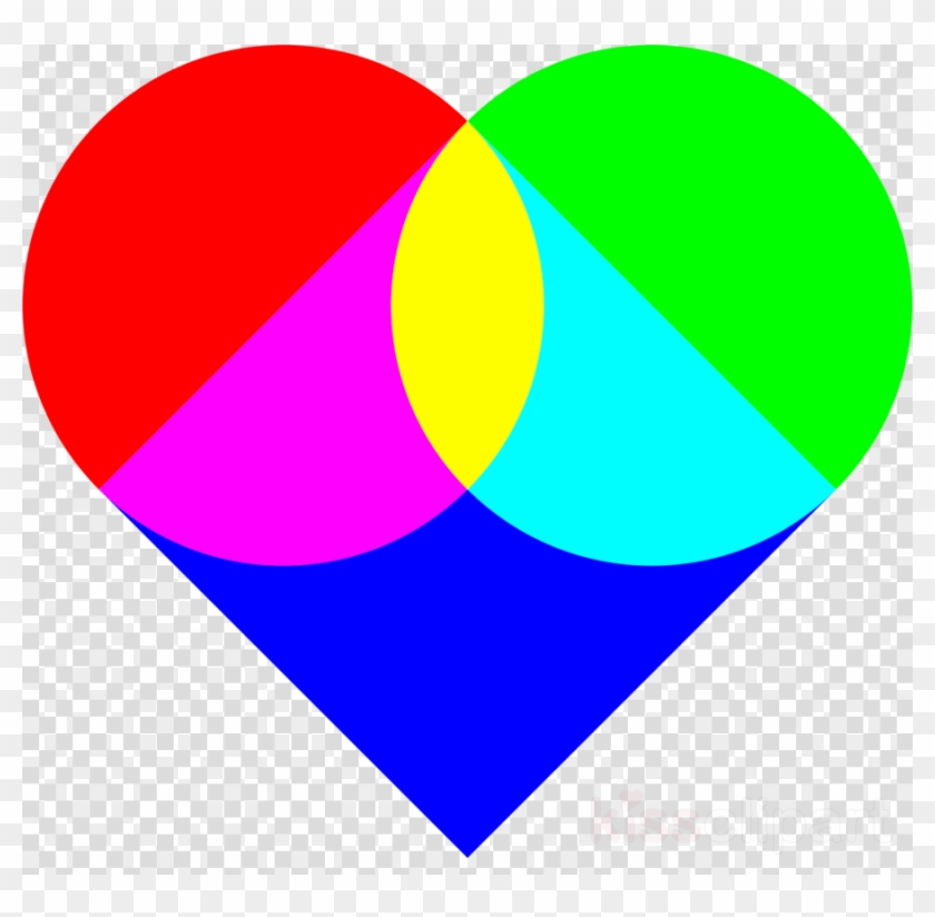 Rgb Color Heart Clipart Rgb Color Model Clip Art - Transparent Background Black Hearts Transparent #1633754