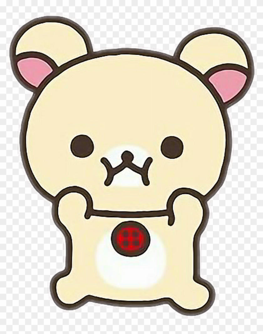 Kawaii Sticker - Rilakkuma And Korilakkuma Cartoon #1633781