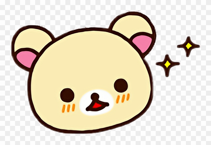 Sticker Kawaii Cute Loveher Freeto Report - Korilakkuma Sticker Png #1633791