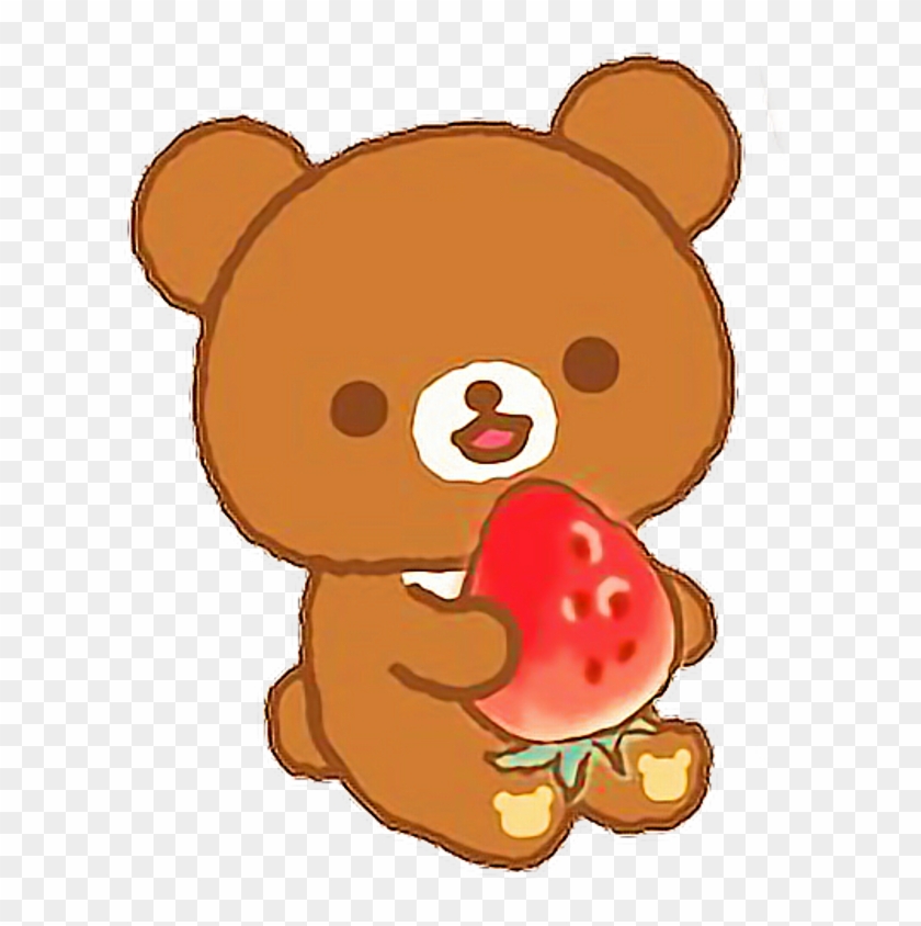 Rilakkuma Sticker - Rilakkuma Strawberry Png #1633795