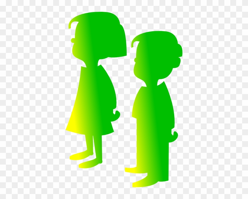 This Free Clip Arts Design Of Figures Boy And Girl - This Free Clip Arts Design Of Figures Boy And Girl #1633853