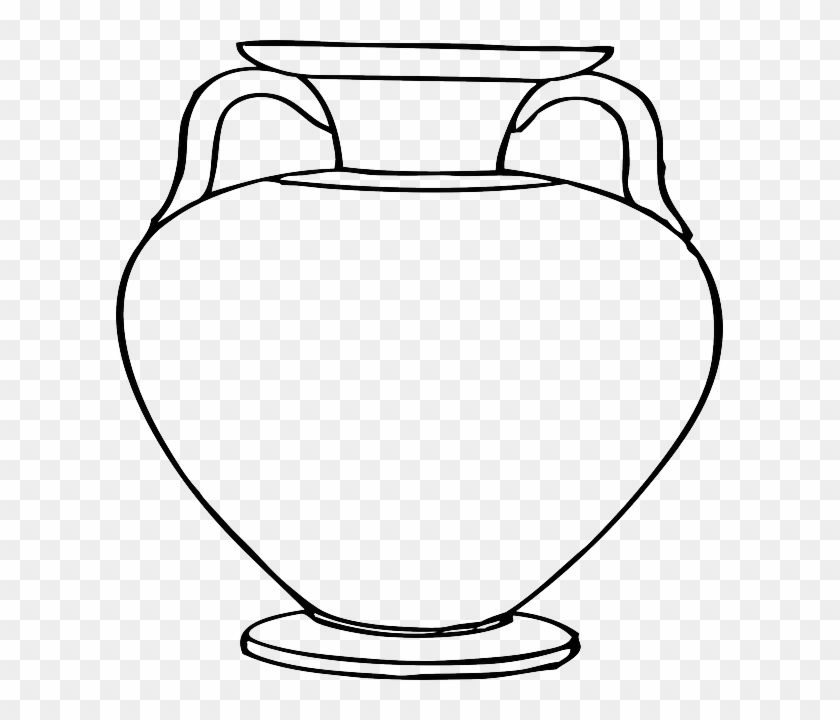 Vase Pottery Flower Pot U00b7 Free Vector Graphic On - Greek Pot Template #1634043