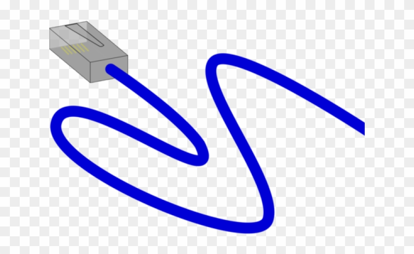 Wire Clipart Cable - Ethernet Cable Clip Art #1634093