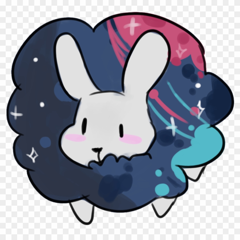 Galaxy Bunny By Knithic On Deviantart - Cartoon #1634244