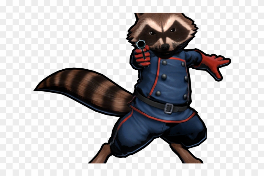 Rocket Raccoon Clipart Tribal - Rocket Raccoon Marvel Vs Capcom #1634294