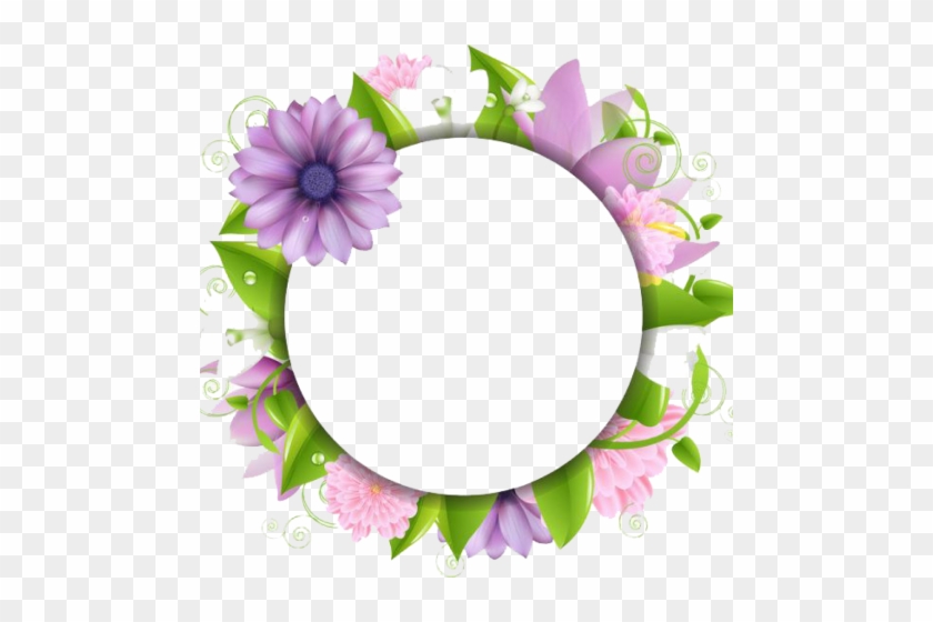 Free Png Download Flower Designs For Borders Png Images - Border Flowers Png Hd #1634352