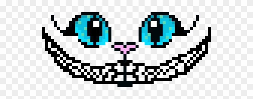 Cheshire Cat Smile Transparent - Cheshire Cat Pixel Art #1634469