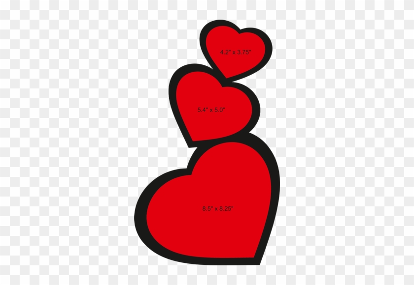 Black Heart Frame Rpf - Heart #1634475