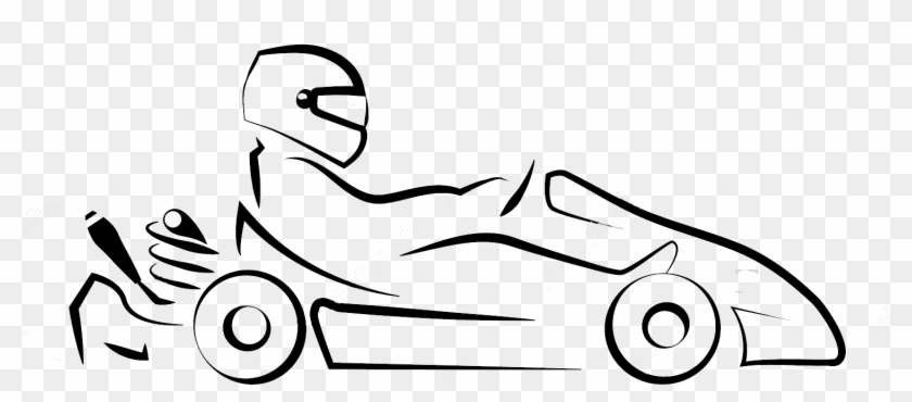 Private Track Hire - Go Kart Drawing Simple #1634495
