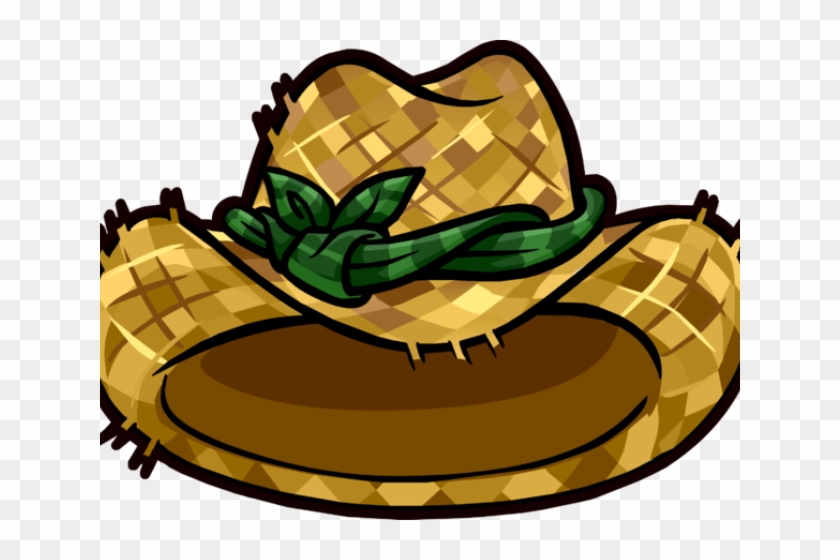 Straw Hat Clipart Adventure Hat - Farmers Hat Clipart Png #1634524