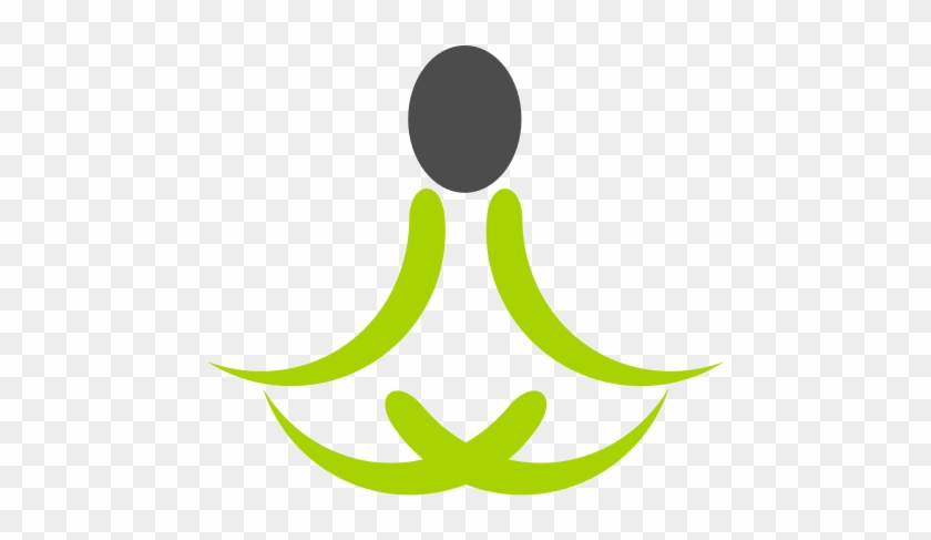 Clipart Meditative Yoga Pose Logo Design Png Image - Illustration #1634539