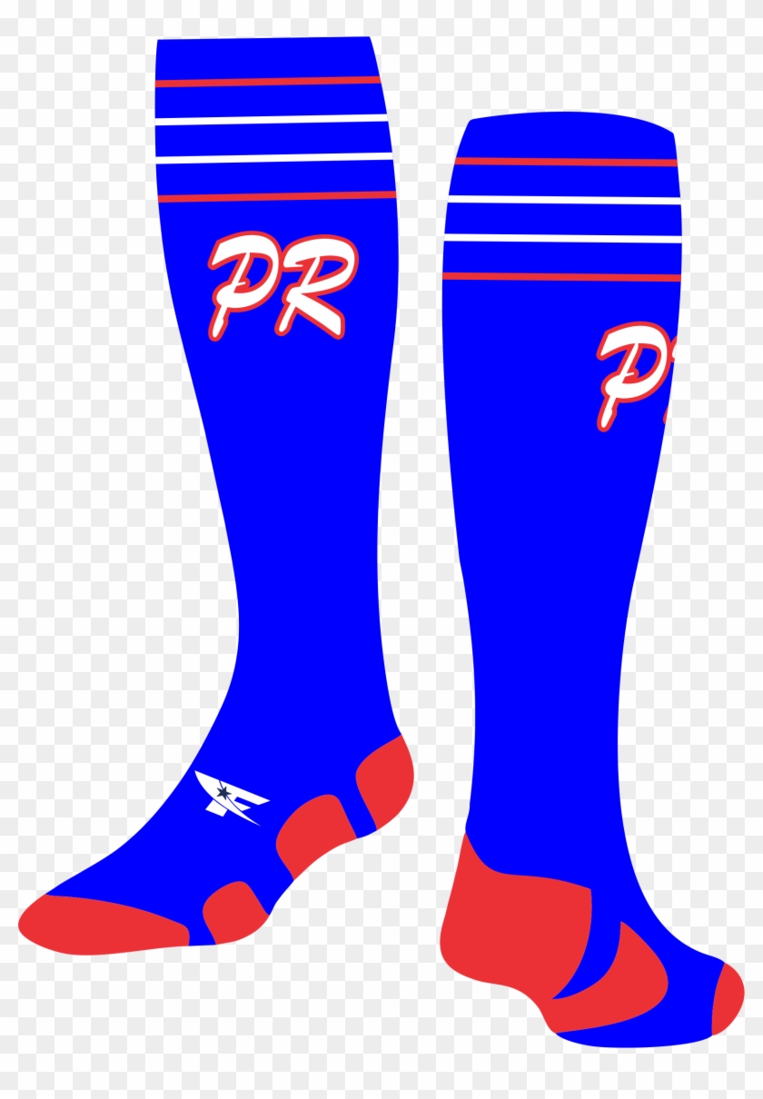 Puerto Rico Socks 1 Clip Art Royalty Free Stock - Sock #1634600