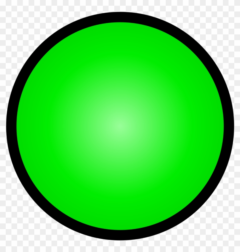 File - Buttongreen - Svg - Circle #1634606
