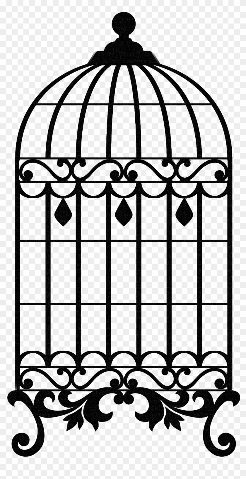 Bird Cage - Birds In Cage Clipart #1634642