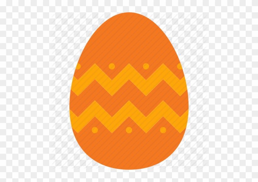 Easter Eggs Clipart Orange - Orange Easter Egg Clipart #1634643