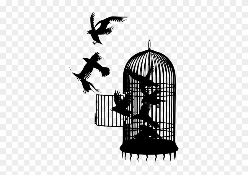 Info - Bird In A Cage Png #1634671