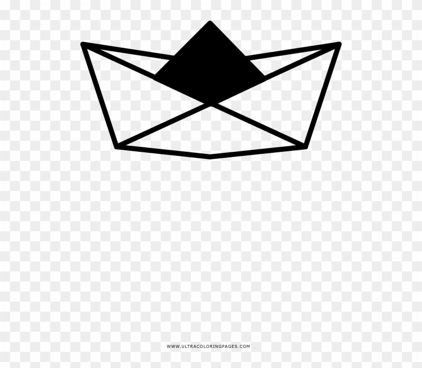 Clip Art Free Download Paper Boat At Getdrawings Com - Triangle #1634773