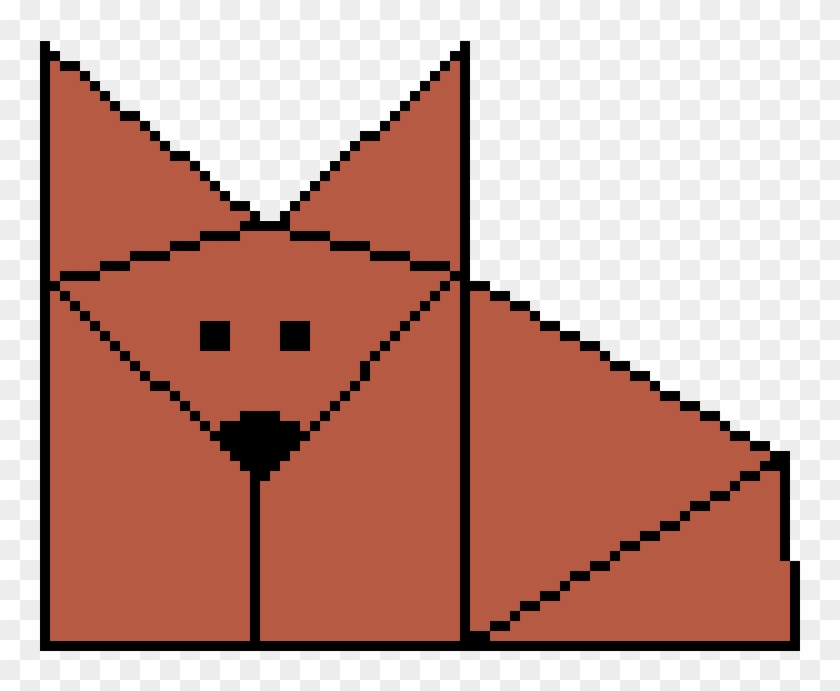 Origami Fox - Hello Pixel Art Horse #1634779