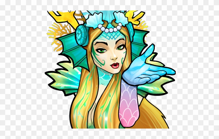 Enchantress Clipart Villain - Avengers Academy Mermaid Enchantress #1634841