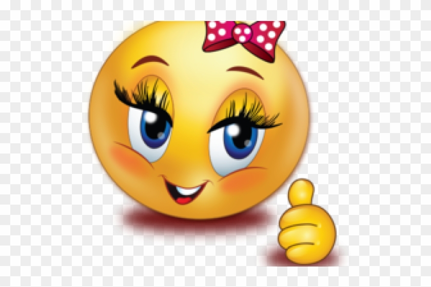Cheerleader Clipart Emoji - Smiley Girl Emoji #1634871