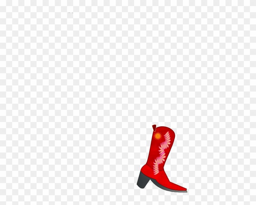 Red Cowboy Boots Clipart #1634882