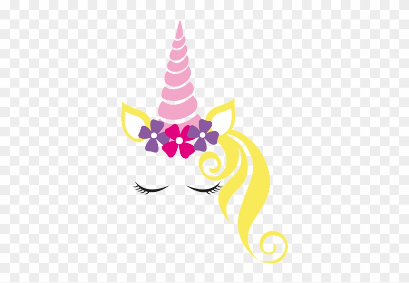 Edible Image Cake Topper Unicorn Head Blonde Png Unicorn - Transparent Unicorn Head Png #1634911