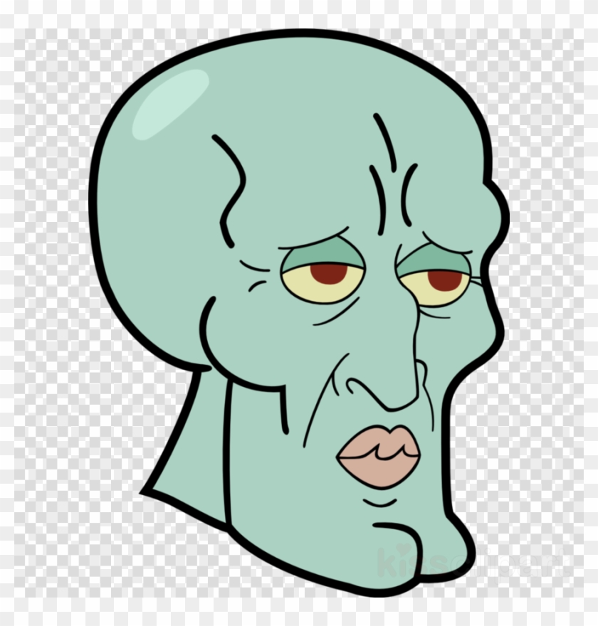 Handsome Squidward Png Clipart Squidward Tentacles - Gmail Vector Logo Png #1634928
