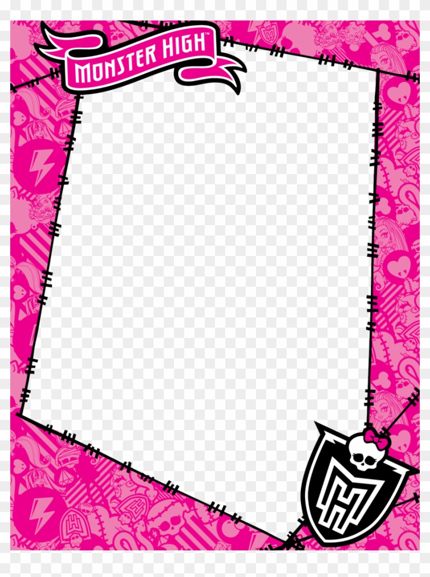 Monster High Writing Paper Clipart Monster High Paper - Invitaciones De Monster High #1634973