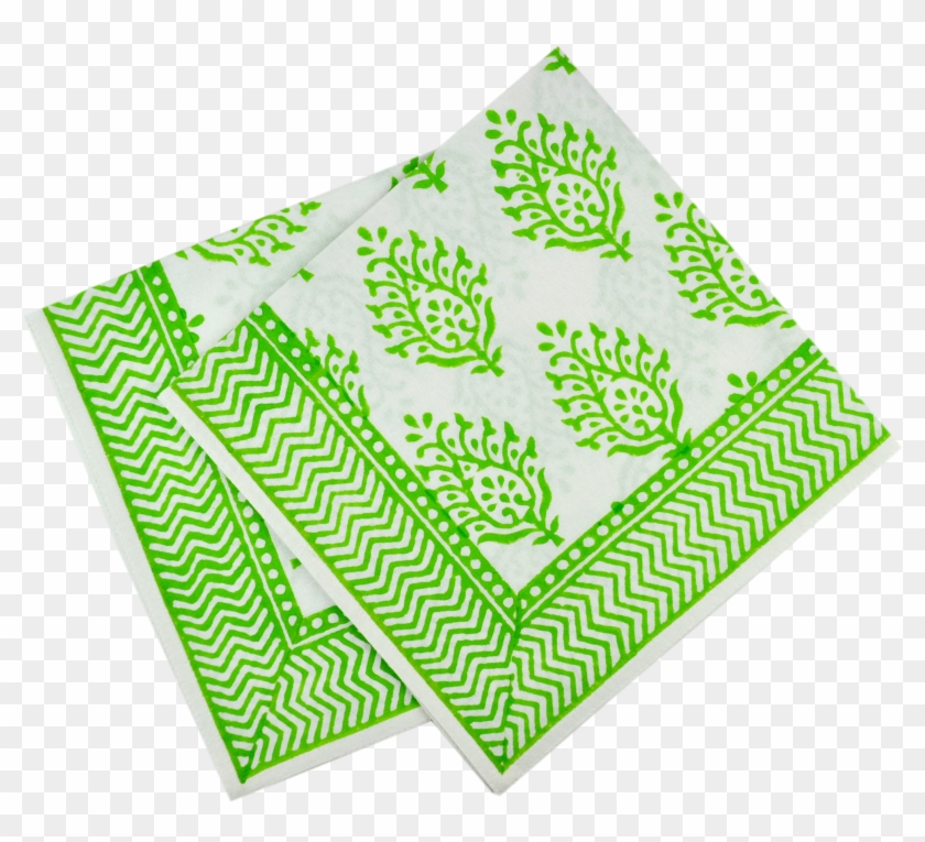 Napkins Maria Lime - Illustration #1634985