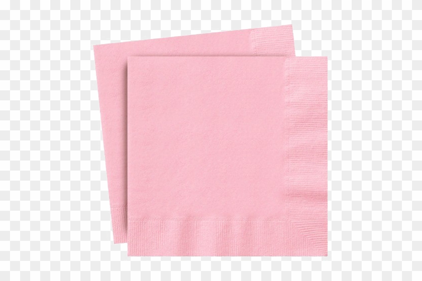 Napkin Png - Large Pink Paper Napkins #1635008