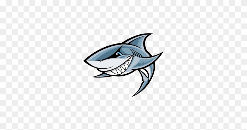Printed Vinyl Cartoon Shark Showing Teeth 01777 Stickers - Cartoon Shark  Png - Free Transparent PNG Clipart Images Download