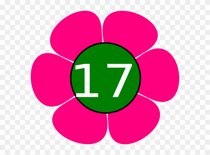 Flower With 6 Petals Clipart #1635215