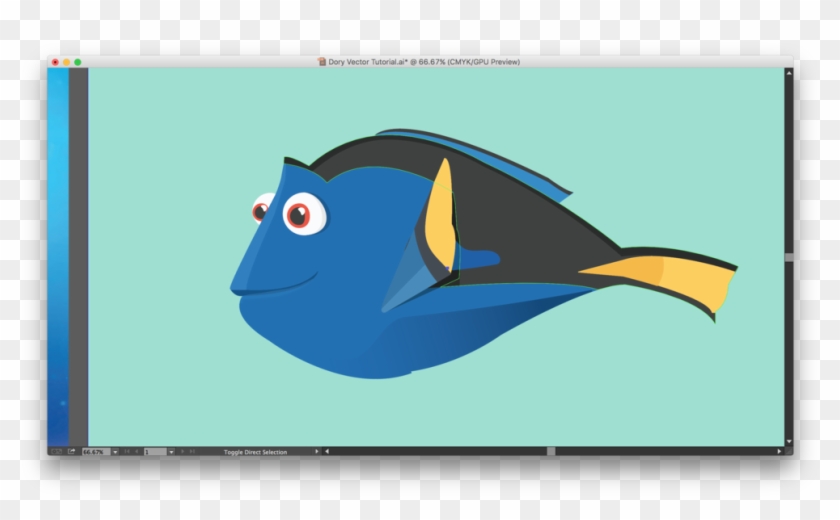 Pixar Vectors From Finding Nemo The Power - Dory Flat #1635737