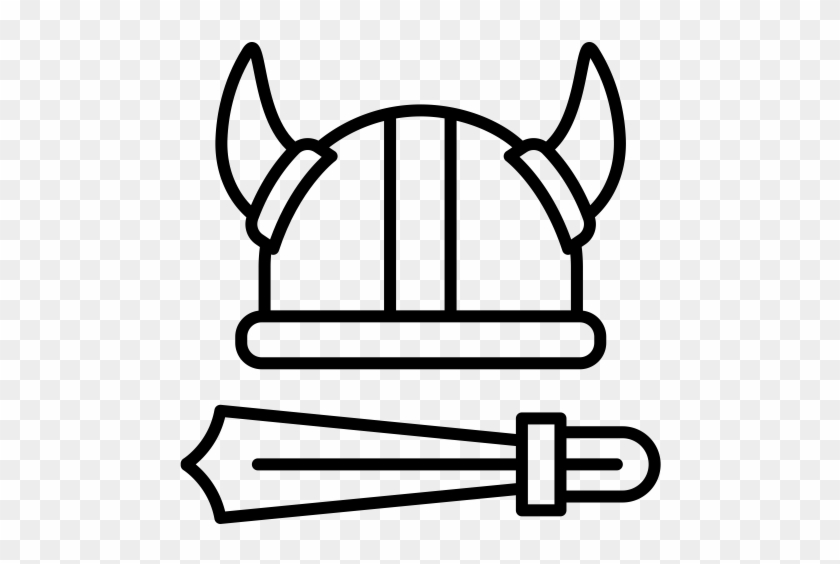 Viking Helmet To Colour #1635748