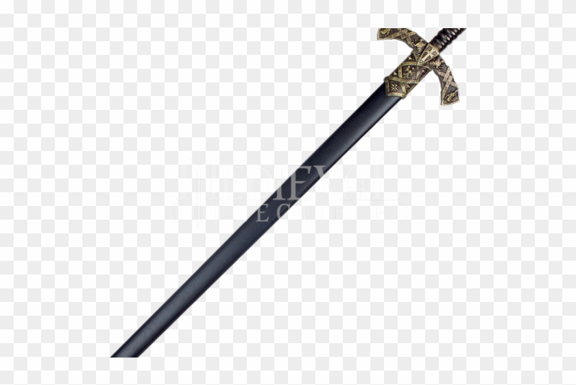 Drawn Sword Middle Ages - Transparent Paint Brush Png #1635755
