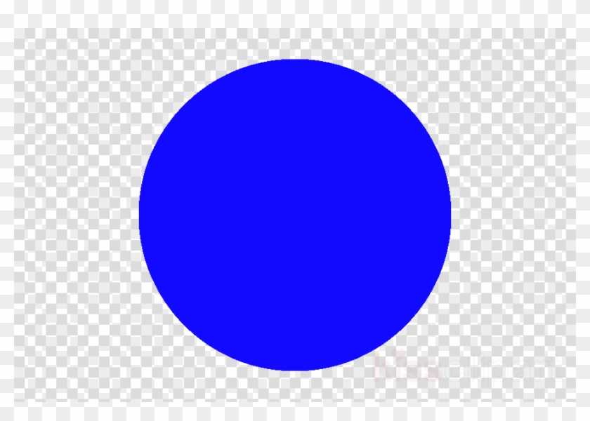 blue circle no background