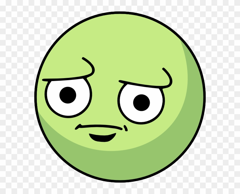Well - Green Sad Face #1636009