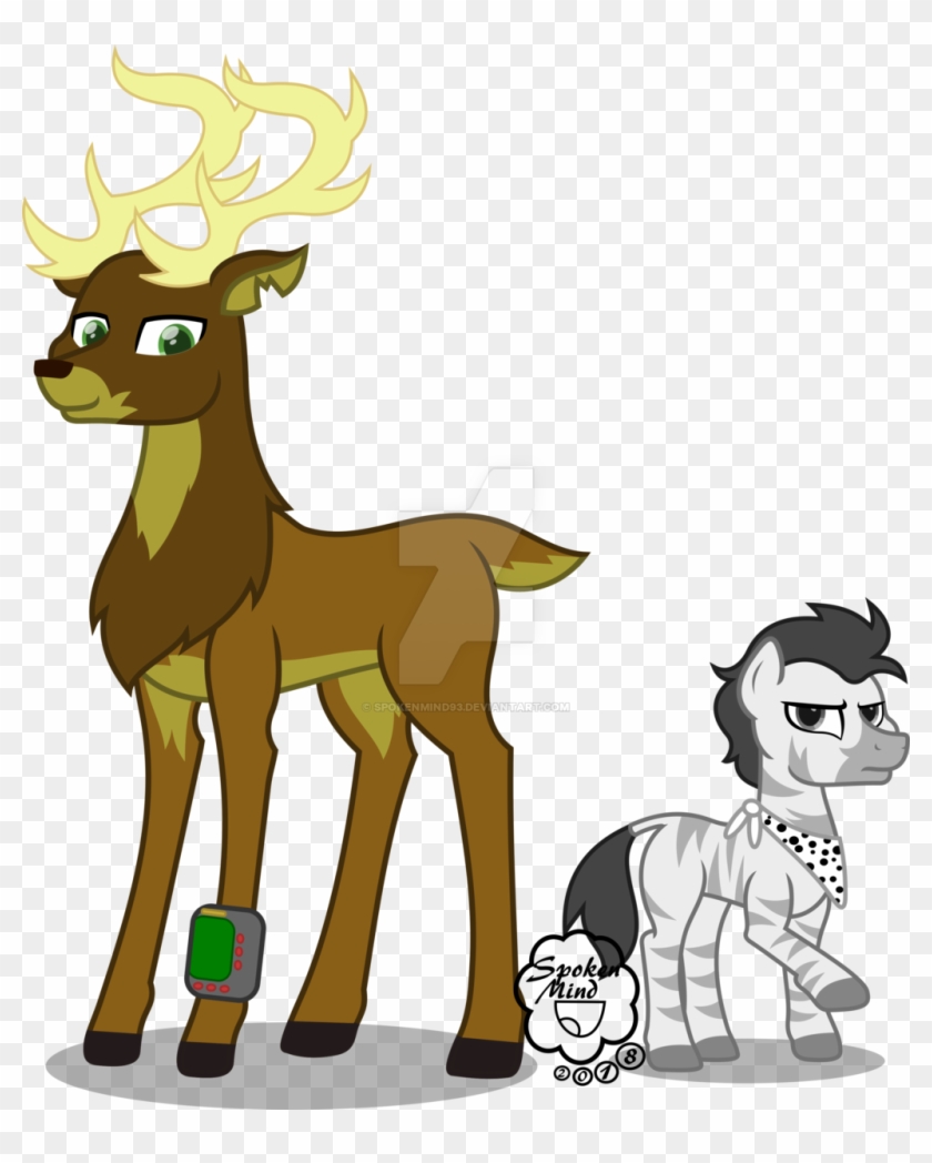 Spokenmind93, Bandana, Colt, Commission, Deer Oc, Male, - Cartoon #1636034