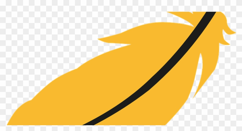Yellow Feather Clipart - Yellow Feather Clipart #1636252