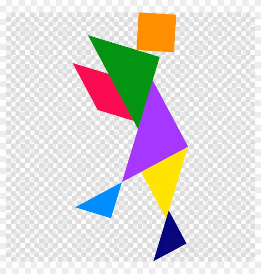 Clip Art Clipart Jigsaw Puzzles Tangram - Bass Clef Transparent Background #1636332