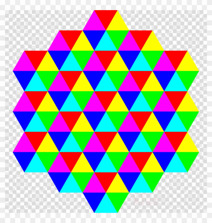 Tessellation Art Clipart Tessellation Hexagonal Tiling - Tessellation Triangle And Square #1636339