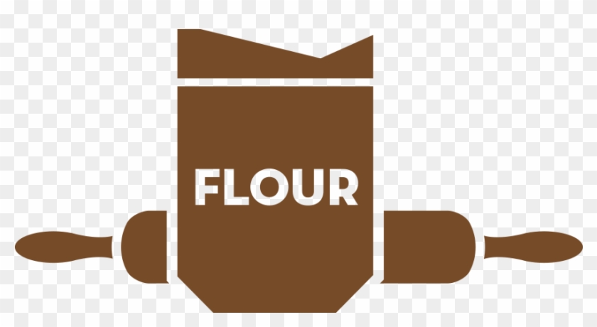 Flour Your Surface, Rolling Pin And Baking Tray - Graphic Design #1636396